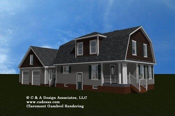 Claremont Gambrel 3D Rensering Claremont Gambrel 3D Rensering